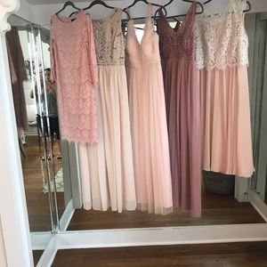 Adrianna Papell Rose Bridesmaid Dress Size 8